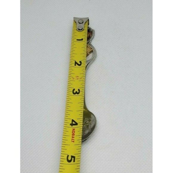 Reno The Biggest Little City In The World Silver Spoon & Golden Charm Attached - Picture 8 of 8